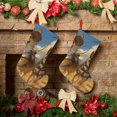 thumbnail image 6 of KLL Farm Corgi German Shepherd for 18" Christmas Stocking Snowman Xmas Stocking Holiday Christmas Decoration Gifts for Family Kids, 6 of 8