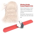 thumbnail image 3 of Minnieouse Muñequera magnética, alfiletero de costura sin esfuerzo, pinzas para el pelo delicadas, muñequera, herramienta de peluquería Cuidado del cabello rojo, 3 of 6