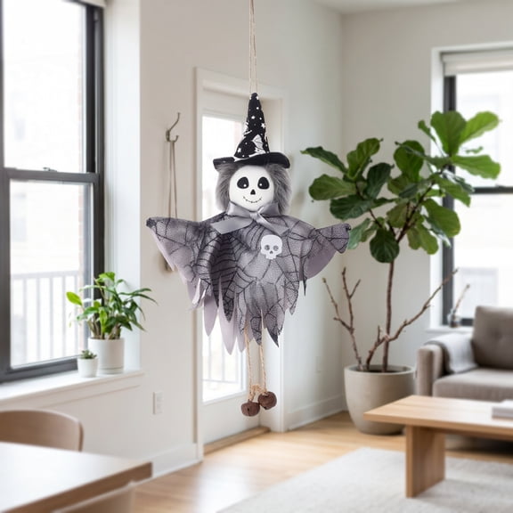 Halloween Decoration Indoor Outdoor Clearance Under $5.00! Thanksgiving Fall Decorations for Home, Halloween Decorations Halloween Pumpkin Ghost Witch Doll Party Little Skull Doll Pendant