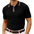 thumbnail image 1 of Camisetas Casual Tricot Mezcla de Lana con Bolsillo, Ligero Y Elegante Camisetas Casuales de Negocios para Hombres, 1 of 5