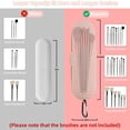 thumbnail image 5 of 2 Pack Silicone Makeup Brush Holder, Travel Makeup Brush Case with Snap Closures & Buckle, Travel, Vacation, 5 of 5