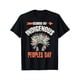 thumbnail image 1 of Camiseta deportiva informal de manga corta negra para hombre, diseño del Día de los Pueblos Indígenas (no el Día de Colón), 220 g, 1 of 6