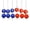 3 Red 3 Blue, variant on SDFGTstore 6Pcs Ladders Ball Replacement Ladders Toss Game Ball Outdoor Golf Training Ball