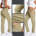 thumbnail image 3 of liyiyiyia Lightweight Travel Fishing Pants Women Outdoor UPF 50+ Cargo Hiking Pant Quick-Dry Workwear for Women, 3 of 10