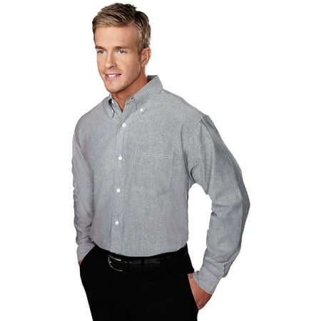 Tri-Mountain Men's Big And Tall Oxford Dress Shirt