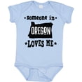 thumbnail image 3 of Inktastic Someone in Oregon Loves Me Gift Boys or Girls Baby Bodysuit, 3 of 5