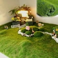thumbnail image 4 of Gazon Artificiel Mousse Prairie Gazon Artificiel Tapis de Pelouse Gazon Artificiel Tapis d'Herbe Extérieur Tapis Mousse Décorations de Jardin Extérieur, 4 of 10