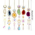 thumbnail image 3 of Crystal Pendant Star Moon Suncatcher Pendant Garden Yard Decorations, 3 of 14