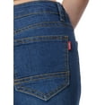 thumbnail image 5 of Womens Classic Retro High Waist Stretchy Skinny Leg Denim Bell Jeans, 5 of 6