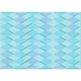thumbnail image 1 of Ahgly Company Machine Washable Indoor Rectangle Transitional Blue Diamond Blue Area Rugs, 5' x 7', 1 of 7
