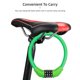 thumbnail image 5 of Candados con contraseña de 4 dígitos, candados para bicicleta de montaña, MTB, bicicleta de carretera, candado de Cable de seguridad antirrobo, accesorios para ciclismo, 5 of 7