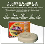 Madina Three in One Cocoa Butter Soap Bar, 3.5 oz (6-Pack)