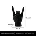 thumbnail image 4 of CoudarTitie Resin Spreading Wing Hand Gesture Statue Sculpture Feng Shui Ornament Decorative Creative Finger Sculpture for Apartment Bedroom Restaurant Decor, 4 of 8