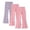 Z45 Multicolor, variant on Mifsaly 3 Pack Girls Flare Leggings Kids High Waist Tummy Control Bootcut Yoga Pants Soft Stretch Athletic Workout Bell Bottom Pant