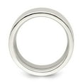 thumbnail image 2 of Sterling Silver 10mm Comfort Fit Flat Size 4 Band, 2 of 5