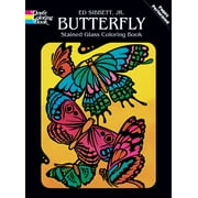 Dover Pub Butterfly Stained Glass Coloring Bk
