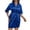 A-Navy437, variant on Puliio Robes For Women Half Sleeve Satin Solid Color Bridal Bathrobe Robe Morning Gown Soft Warm Nightgown,Size M