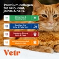 thumbnail image 5 of Vetr Skin & Coat Collagen for Dogs, Bacon Flavored Liquid Supplement, 4 oz (120mL), Vet-Formulated USA, 5 of 8