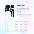 thumbnail image 5 of TiaoBug Kids Girls 3Pcs Sports Outfit Crop Top with Athletic Leggings Zipper Jacket Tracksuit Gym Set Black&Pink 16, 5 of 5
