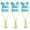 blue, variant on Facial massage, V-shaped facial lifting and tightening flower shaped massage roller, beauty tool,Pink