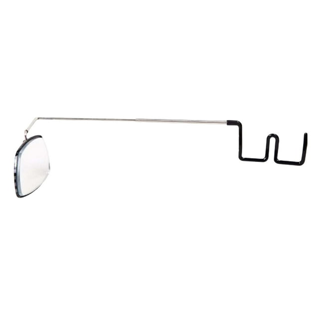 KAKOWELY Cycling Eyeglass Mirror Universal 360° Adjustable Glasses Mirror Super Clear Blast-Resistant Wide Angle Rear View Mirror,5.91"X2.36"X0.2"
