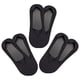 thumbnail image 1 of 3 pares de calcetines invisibles para hombre, transpirables, modernos, discretos, de corte bajo, de seda de hielo, con forro antideslizante, ideales para zapatos planos y zapatillas. Negro, 1 of 8