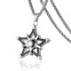 thumbnail image 1 of Fashion Korean Style Online Red Five-Pointed Star Pearl Chain Stainless Steel Men s Pendant Titanium Steel Necklace Pendant, 1 of 5