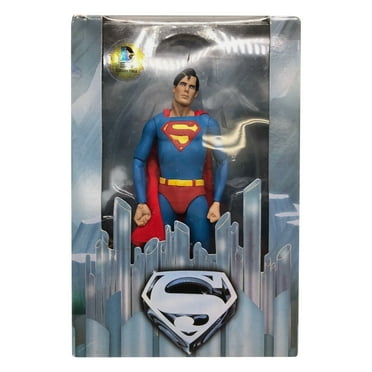 Tanglewen Super-man Animated Character Statue,Lifelike and Cool Companion or Desktop Decoration,5.5x8.3 Inches,Gift Box Packaging, Perfect Gift for Kids or Fans