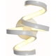 thumbnail image 1 of Aplique de pared LED en espiral europeo minimalista moderno en aluminio + acrílico blanco, aplique de pared creativo para sala de estar, dormitorio, lámpara de noche, aplique de pared de pasillo, 1 of 5