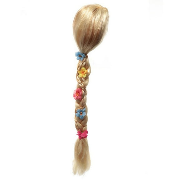 Princess Dress up Wigs, Princess Girls Hair Wig Rapunzel Hairpiece Cosplay Wigs for Girls Costume Accessories