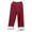 Wine, variant on Lenpel Toddler Girls' Leggings Cotton Solid Fleece Lined Cable Knit Full Length Thick Warm Pants Fall Winter Clothes
