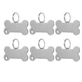 thumbnail image 1 of 6 placas de identificación personalizadas para perros y gatos, accesorios para collares de mascotas, 1 of 8