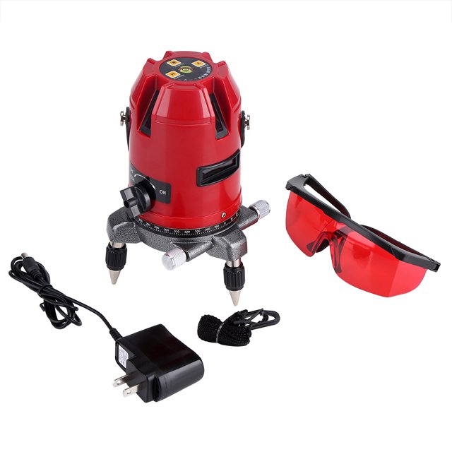 Herramienta de medición multifunción, nivelador láser de 5 líneas y 6 puntos, autonivelante rotativo profesional de 360°