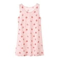 thumbnail image 2 of Little Girl Pajamas Dress Cotton Sleeveless Casual Dress, 2 of 8