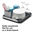 thumbnail image 3 of Escurridor de Platos Oxo Plano Plegable de Aluminio, 3 of 3