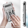 thumbnail image 6 of LeYi for Google Pixel 7A Case with  2 Pack Screen Protector, 360° Magnetic Ring Holder Kickst, Grey, 6 of 8