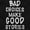 Black, variant on Bad Choices Make Good Stories Joke Hoodie Sweatshirt Women Men Brisco Brands S