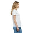 thumbnail image 7 of Turtle Bay New York Women's Short Sleeve Cotton Knit T-shirt in pintuck style, 7 of 7