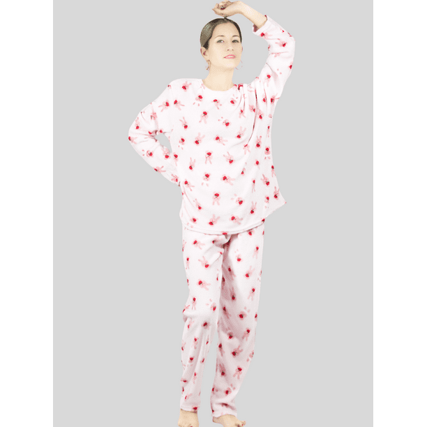 Set De Pijamas Afelpadas Mujer Polar Pantalón Sudadera Ropa