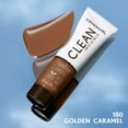 thumbnail image 3 of COVERGIRL Clean Invisible Liquid Foundation, 180 Golden Caramel, 1.0 fl oz, 3 of 14