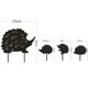thumbnail image 5 of Ounissouiy Juego de 4 Uds. De estacas de jardín de hierro forjado, silueta de Metal, juego de pilas enchufables, estatuas de animales, decoración de Decoración del hogar Ounissouiy HA036550-00, 5 of 6