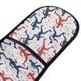 thumbnail image 2 of Dailycode Double Sided Oven Mitt with Loop Heat Resistant Kitchen Long Potholders 7" x 35" Human Runing, 2 of 6