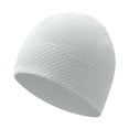 thumbnail image 2 of Under$5 Hats For Women Unisex Honeycomb Fleece Lined Thermal Beanie Hat Windproof Stretchy Skull Cap Warm Winter Outdoor Sports Headwear Cycling Gsakboxl, 2 of 4