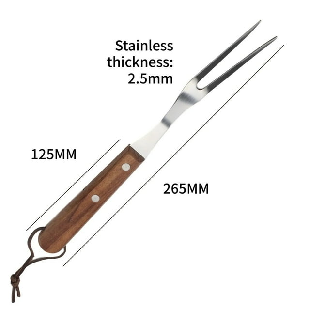 Barbecue Forks Beef Barbecue Tools Barbecue Accessories Stainless Steel Portable Outdoor Barbecue Camping Cooking Forks