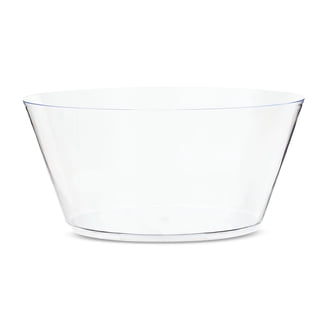 Fun Express 18-Inch Plastic Seashell Punch Bowl - Large Acrylic Serving Bowl For Parties & Events