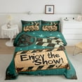 thumbnail image 2 of Erosebridal Teens Movie Bedding Twin Comforter Set, Vintage Theater Comforter Sets Twin Size, Cinema Show Reversible Down Comforter, Lightweight Bedroom Decor, 2pcs, 2 of 8