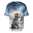 thumbnail image 2 of Hello Winter Schnauzer Welcome Snowy Night Watercolor Vintage All Over Print 3D Baseball Shirt Miniature Schnauzer Dog Lover Softball Sport - 01011, 2 of 6