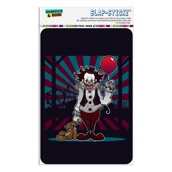 Creepy Clown with it's Balloon Home Business Office Sign
