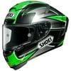 Shoei X-Fourteen Laverty Helmet (Large, Green (TC-4))
