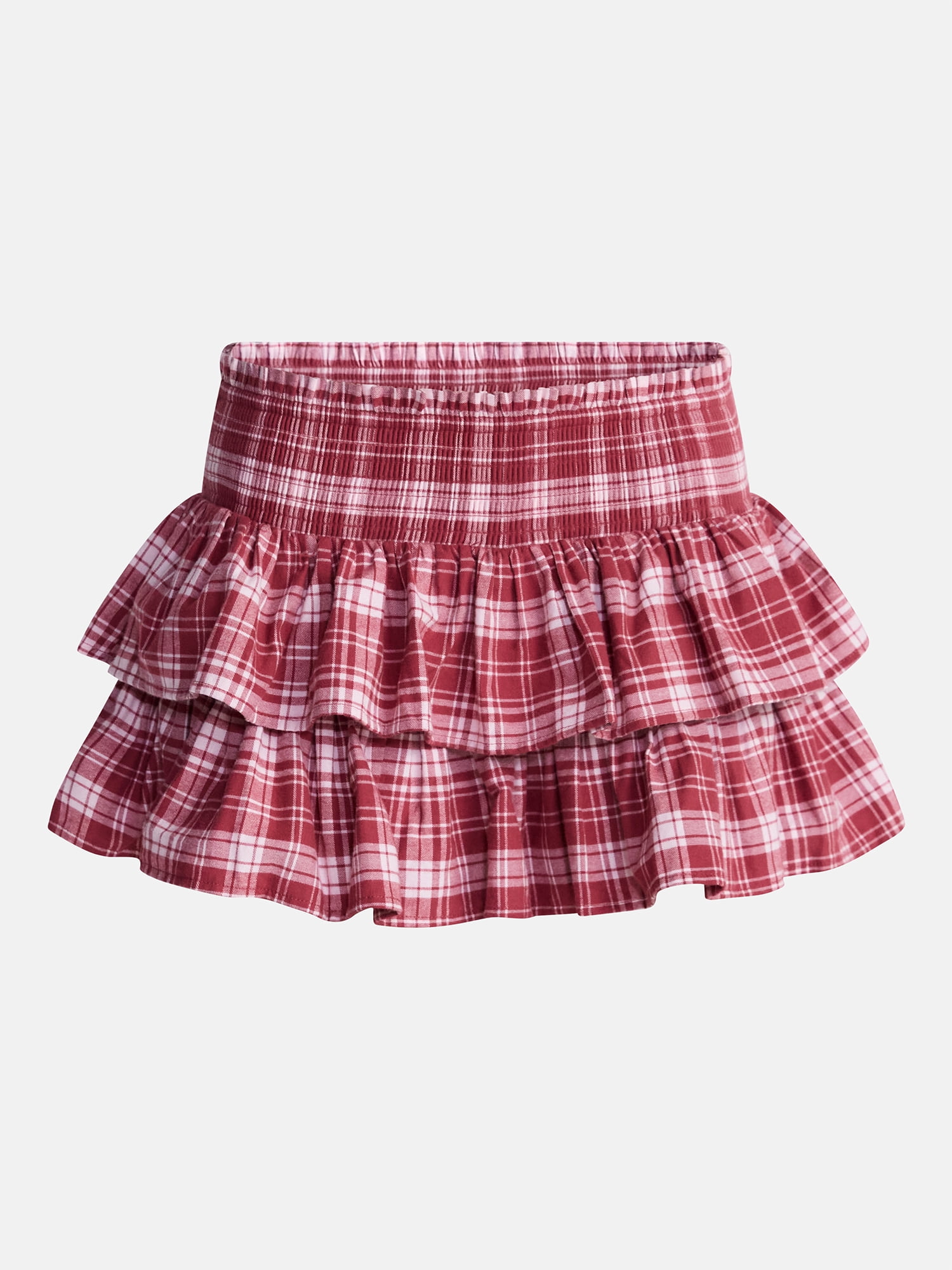 No Boundaries Ruffle Mini Skort, Women's XXS-XXL